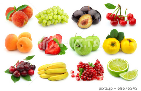Collage of fruits Collage of fruits 68676545