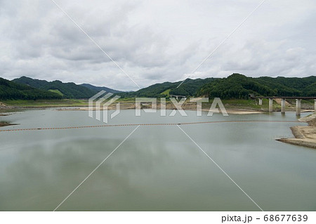 厚幌ダムのダム湖 68677639