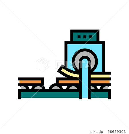 make wooden plank plywood equipment color icon vector illustration make wooden plank plywood equipment color icon vector illustration 68679308