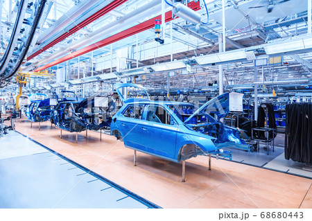 auto body at car plant auto body at car plant 68680443