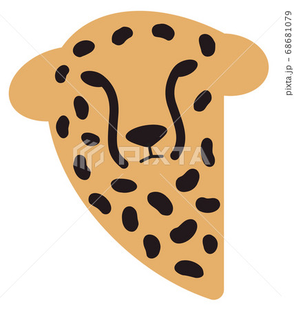 Cheetah head wild animal logo Cheetah head wild animal logo 68681079