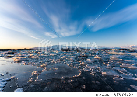 アイスランド ヴァトナヨークトル氷河 ヨークルスアゥルロゥン湖 アイスランド ヴァトナヨークトル氷河 ヨークルスアゥルロゥン湖 68684557