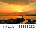 アドリア海の夕景 68685282