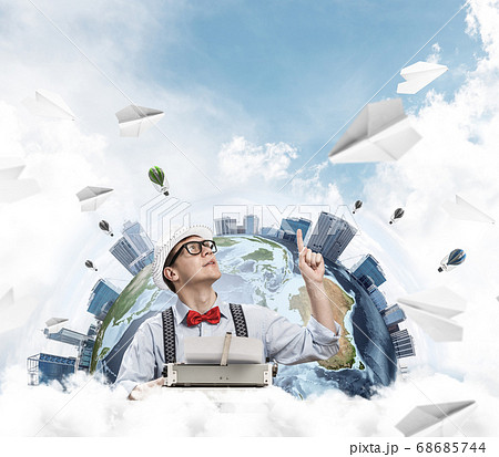 Creative inspiration of young writer. 68685744