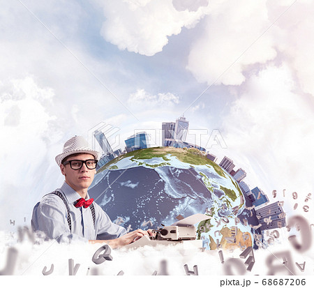 Creative inspiration of young writer. Creative inspiration of young writer. 68687206