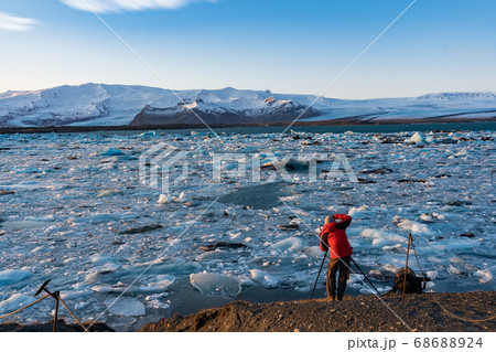 アイスランド ヴァトナヨークトル氷河 ヨークルスアゥルロゥン湖 アイスランド ヴァトナヨークトル氷河 ヨークルスアゥルロゥン湖 68688924