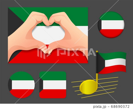 kuwait flag icon 68690372