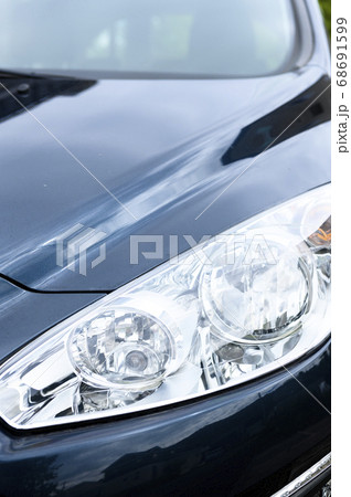 車のヘッドライト（研磨後） 68691599