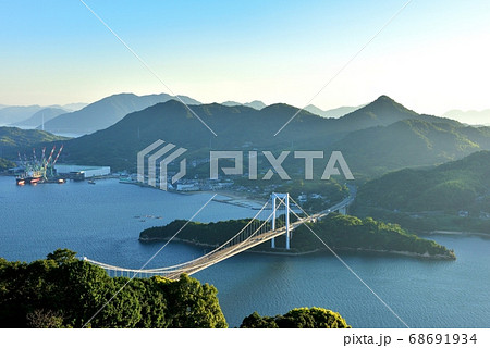 朝のしまなみ海道 68691934