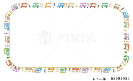 キッチンカーのフレームのイラスト素材 [68692989] - PIXTA
