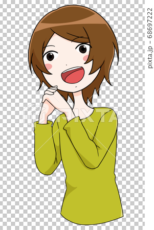 攜手微笑的女人 68697222