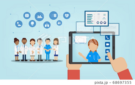 Online Doctor concept 68697355