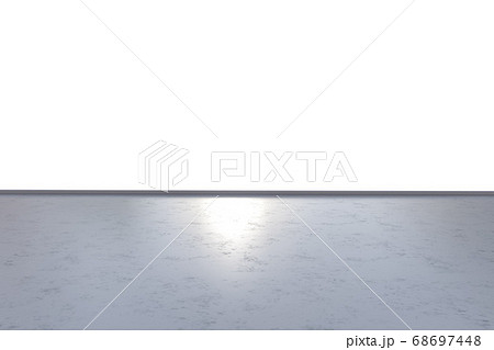 empty floor isolated 68697448