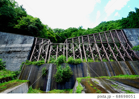 砂防堰堤 小谷村 砂防堰堤 小谷村 68698051
