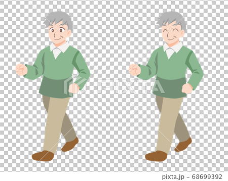 關心健康的爺爺的插圖 關心健康的爺爺的插圖 68699392