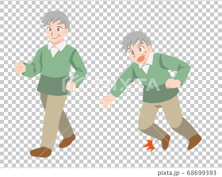 關心健康的爺爺的插圖 關心健康的爺爺的插圖 68699393