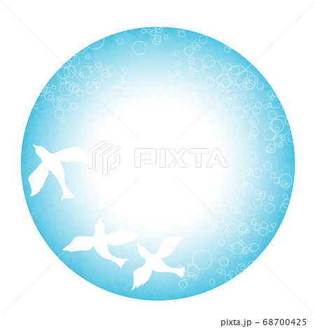 小鳥をモチーフにデザインした背景素材 68700425