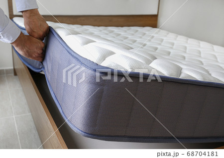New bed delivery and assembly service concept. 68704181