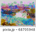 Bright abstract rectangular color background 68705948