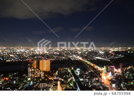 市川アイ・リンクタウンから見た東京東部の夜景 市川アイ・リンクタウンから見た東京東部の夜景 68705998