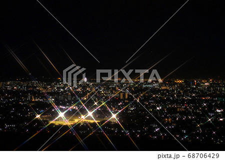 市川アイ・リンクタウンから見た浦安・東京東部の夜景 市川アイ・リンクタウンから見た浦安・東京東部の夜景 68706429