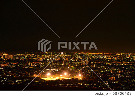 市川アイ・リンクタウンから見た浦安・東京東部の夜景 市川アイ・リンクタウンから見た浦安・東京東部の夜景 68706435