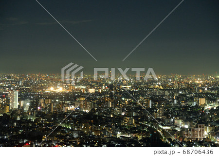 市川アイ・リンクタウンから見た東京東部の夜景 市川アイ・リンクタウンから見た東京東部の夜景 68706436
