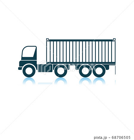 Container Truck Icon Container Truck Icon 68706505