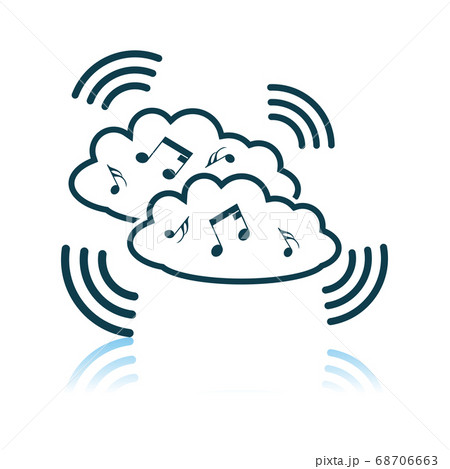 Music Cloud Icon 68706663