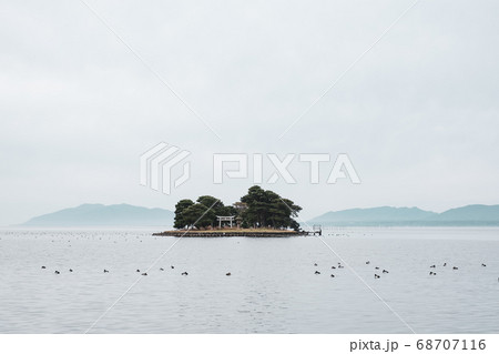【島根県松江市】宍道湖の嫁ヶ島と野代神社 【島根県松江市】宍道湖の嫁ヶ島と野代神社 68707116