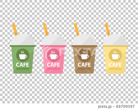 チルドカップのドリンクのイラスト 68709397