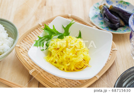 生で刻んだ花オクラ 生で刻んだ花オクラ 68715630