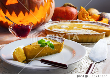 Delicious homemade pie for halloween 68718362