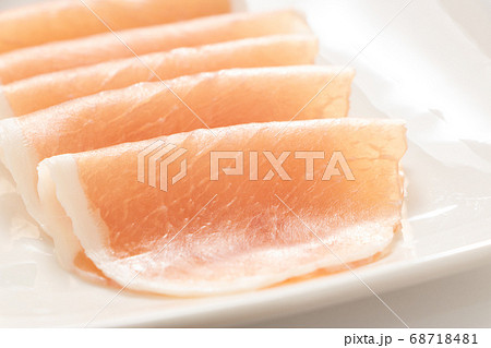 生ハム(ラックスハム)スライス。 生ハム(ラックスハム)スライス。 68718481