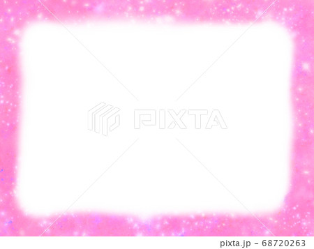 幻想的で綺麗なキラキラな枠のイラスト素材