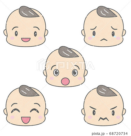 赤ちゃんの顔 68720734