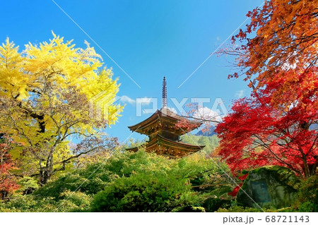 前山寺の紅葉 前山寺の紅葉 68721143