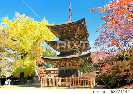 前山寺の紅葉 68721144