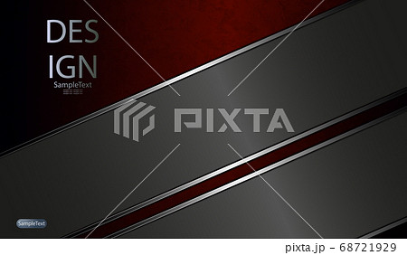 Abstract textured background in a shade of red with gray oblique frames with a border 68721929