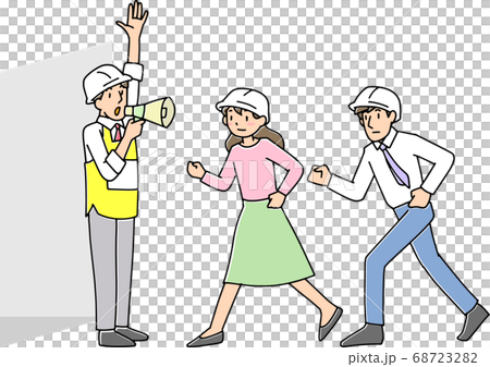 Evacuation training at work 68723282