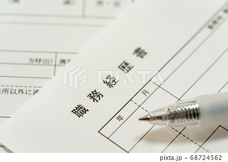 職務経歴書 職務経歴書 68724562