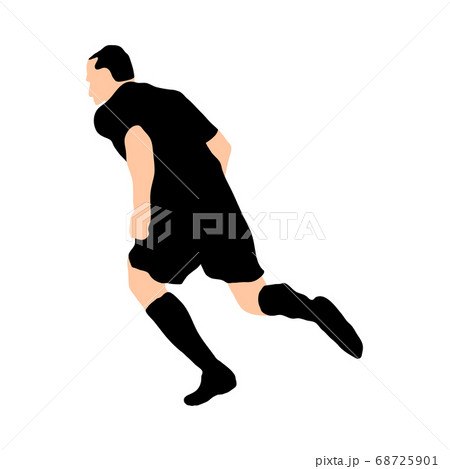 soccer silhoette 68725901