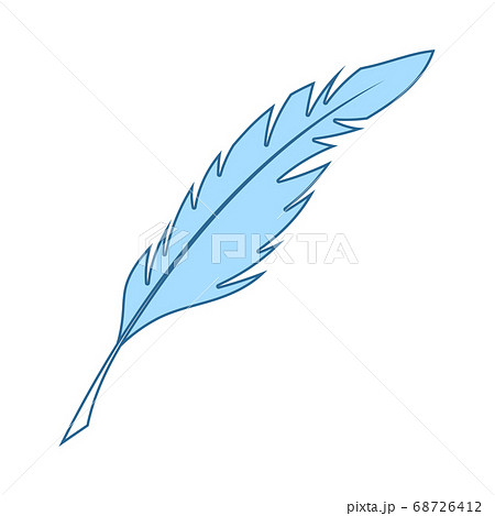 Writing Feather Iconのイラスト素材