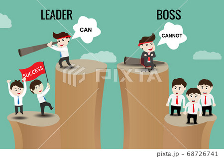 Leader or Boss, template 68726741