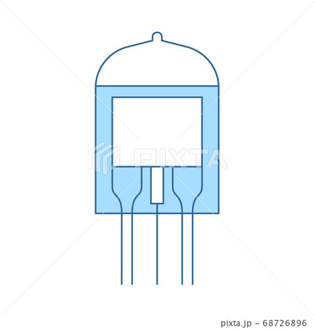 Electronic Vacuum Tube Icon Electronic Vacuum Tube Icon 68726896