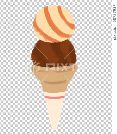 Double ice caramel chocolate Double ice caramel chocolate 68727937