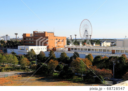 臨海地区眺望 東京都江東区葛西付近 臨海地区眺望 東京都江東区葛西付近 68728547