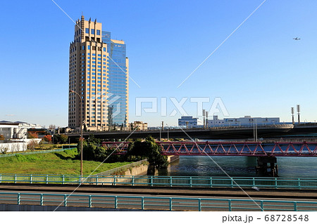 都市風景　臨海地区有明付近　有明橋 68728548