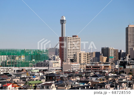 都市風景　東京都江戸川区船堀付近 68728550