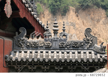 中国　山西省　晋城市　青蓮寺　下寺 68729652